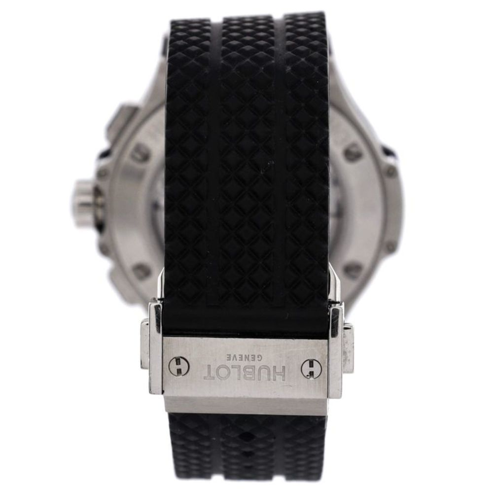 Hublot Big Bang Chronograph Automatic Watch Stainless Steel and Rubber with Diam - Picture 5 of 6